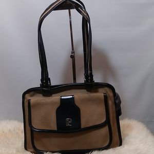 PIERRE CARDIN CANVAS & LEATHER PURSE